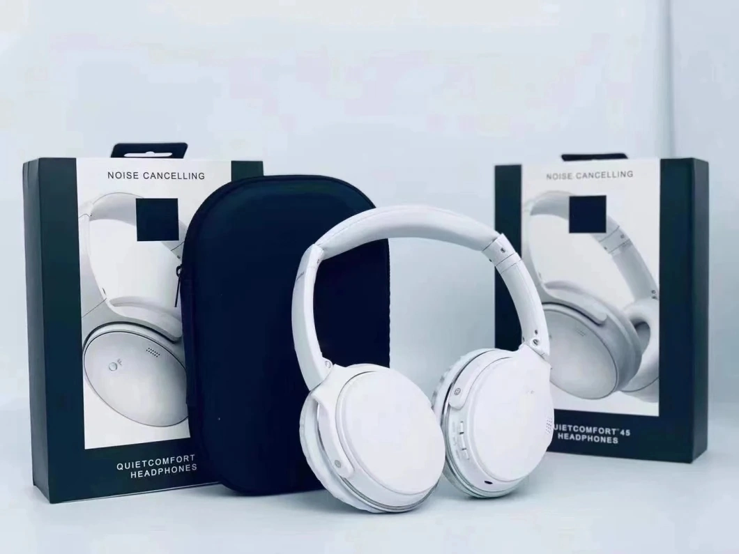 New Arrivals Hand Free on-Ear Wireless Headband Bluetooth Earphones Manufacturer Wireless Headphones QC45