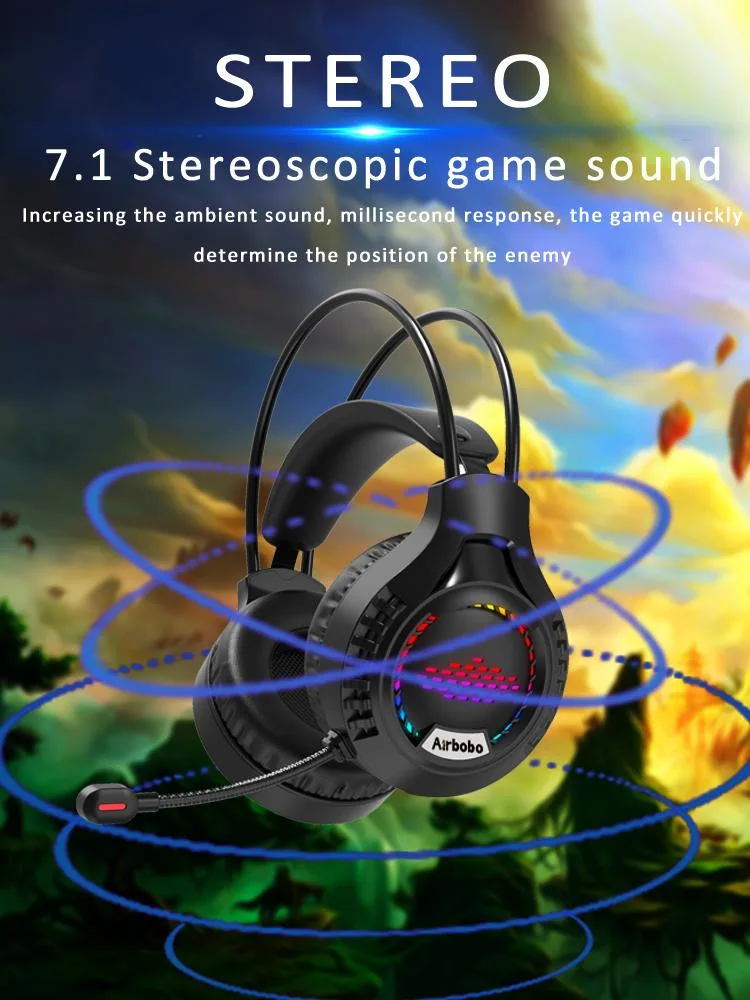 Factory Wholesale Gaming Wired Headset Headphone Accessories