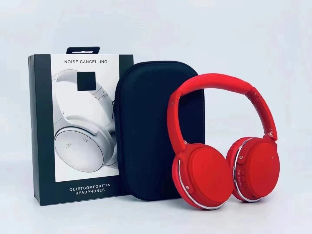 New Arrivals Factory Wholesale Hand Free on-Ear Wireless Headband Bluetooth Earphones Manufacturer Wireless Headphones QC45
