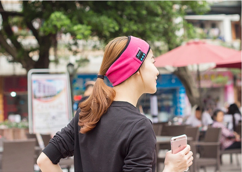 Hot Bluetooth Headphone Headband Hat with Scarf Warm Beanies for Outdoor Sports with Speaker Mic