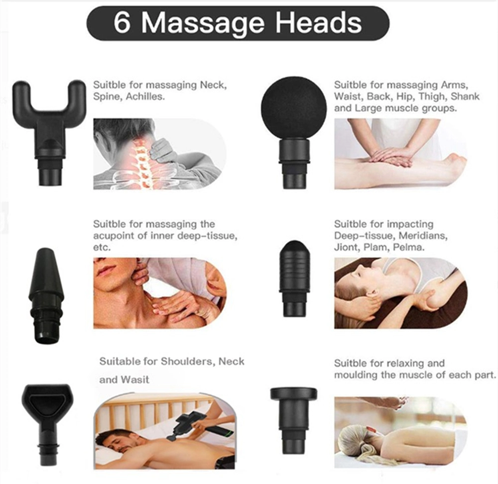 Body Fitness Fascial Massage Gun Muscle with Display