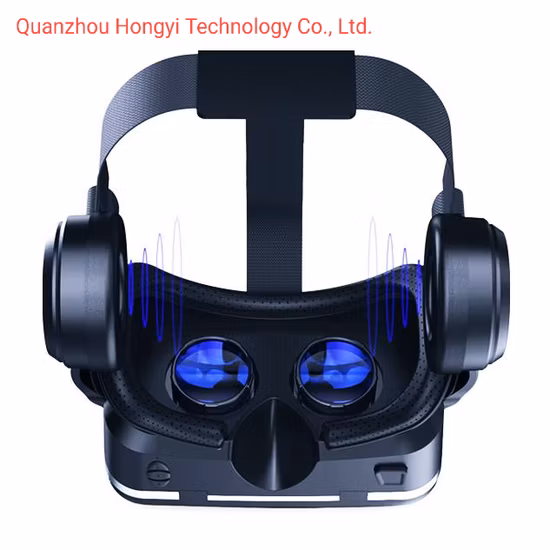 2023 New Style Vr Cardboard Virtual Reality Box Smart Videos 3D Vr Glasses Immersive Experience Vr Headset with Headphone