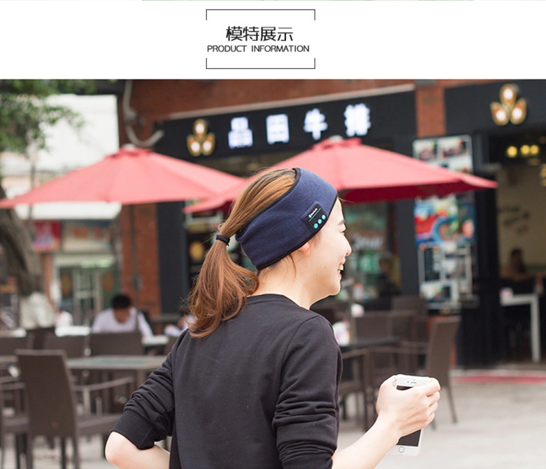 Hot Bluetooth Headphone Headband Hat with Scarf Warm Beanies for Outdoor Sports with Speaker Mic