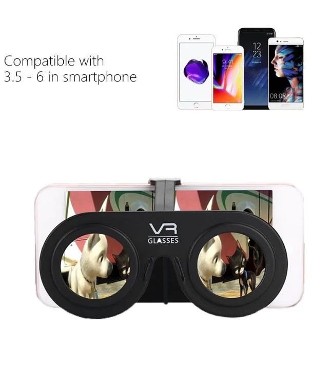 Folding Small Vr Glasses Mini Convenient Vr Panoramic Mobile Phone 3D Movie