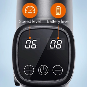 High Performance Lithium Battery HD Digital Massage Gun Carbon Fiber Display Mini 30 Speed Massage Gun