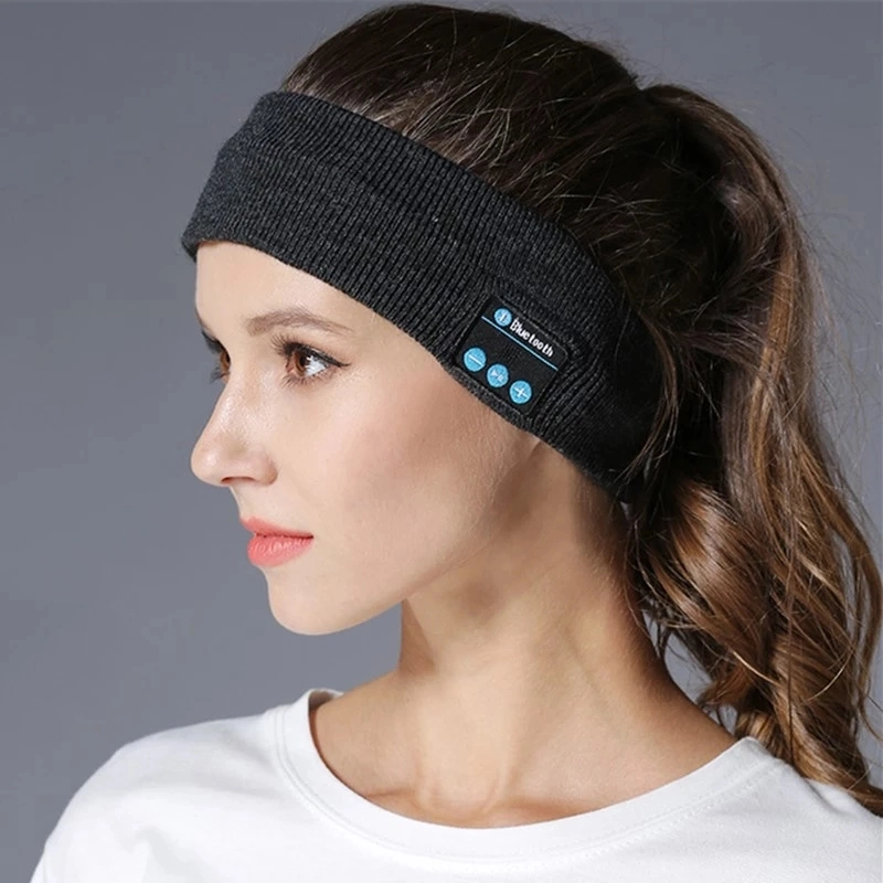 Sports Music Headband Wireless Earphone Hair Band Fitness Musical Sweatband Headband Bluetooth Headphone