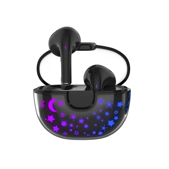 New LED Breathing Light-up Logo Bluetooth 5.1 Sports Gaming Stereo Earphone Tws Wireless Earbuds
