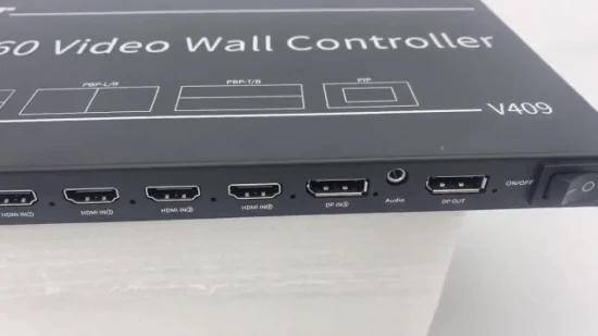 New Summer Popular Product RS232 Remote Control 4K 8K TV 1X5 3X3 3X4 3X1 4K Video Wall Controller