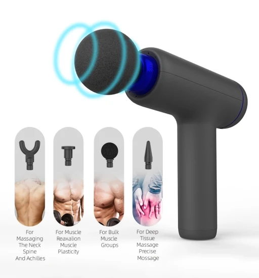 Multi-Functional Portable Muscle Fitness Mini Massage Gun with Low Noise